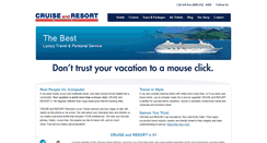 Desktop Screenshot of cruiseandresort.com